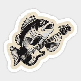 A Bass Bassist Sticker